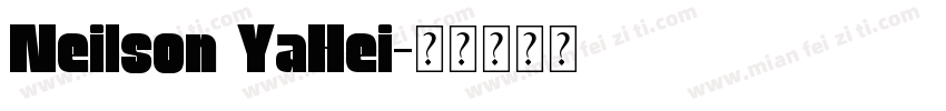 Neilson YaHei字体转换
